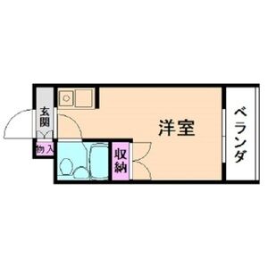 ワンルーム 間取り図