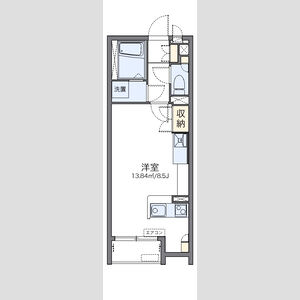 ワンルーム 間取り図