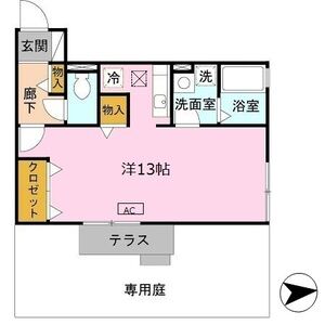 ワンルーム 間取り図