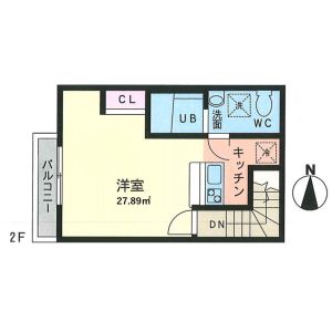 ワンルーム 間取り図