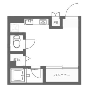 ワンルーム 間取り図