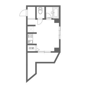 ワンルーム 間取り図