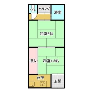 2K 間取り図