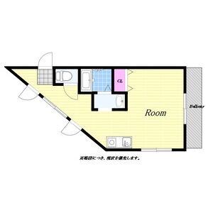 ワンルーム 間取り図