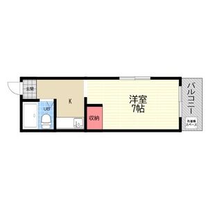 2DK 間取り図