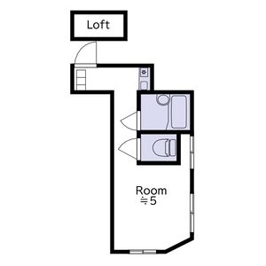 ワンルーム 間取り図