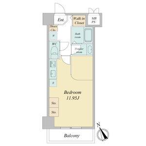 ワンルーム 間取り図