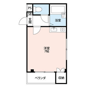ワンルーム 間取り図