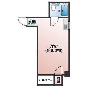 ワンルーム 間取り図