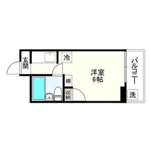 ワンルーム 間取り図