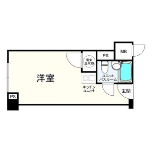 ワンルーム 間取り図
