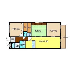 3LDK 間取り図