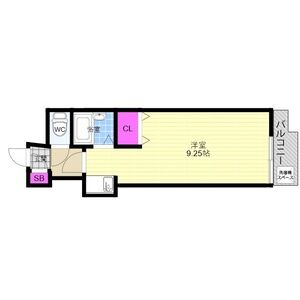 ワンルーム 間取り図