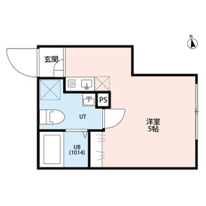 ワンルーム 間取り図