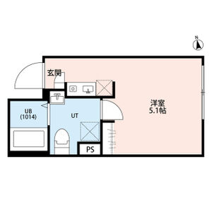 ワンルーム 間取り図