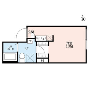 ワンルーム 間取り図