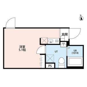 ワンルーム 間取り図