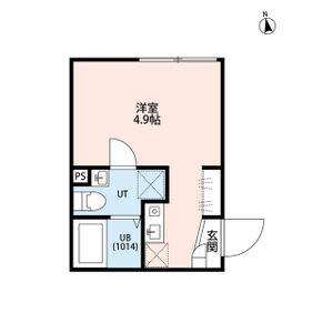 ワンルーム 間取り図