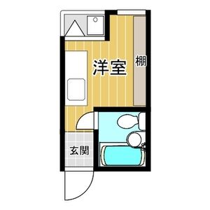 ワンルーム 間取り図