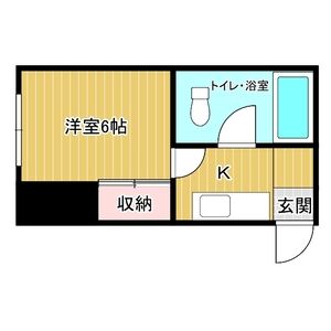 ワンルーム 間取り図