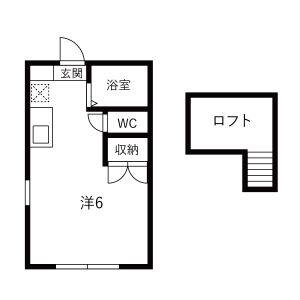 ワンルーム 間取り図