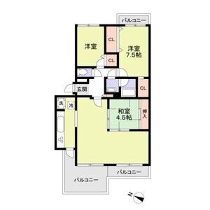 3LDK 間取り図