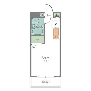 ワンルーム 間取り図