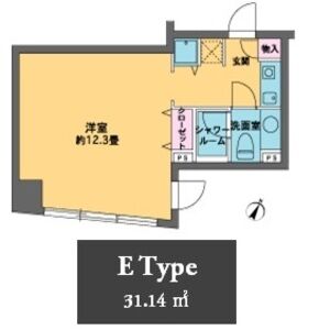 ワンルーム 間取り図