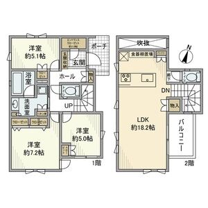 3LDK 間取り図
