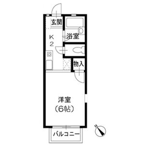 ワンルーム 間取り図