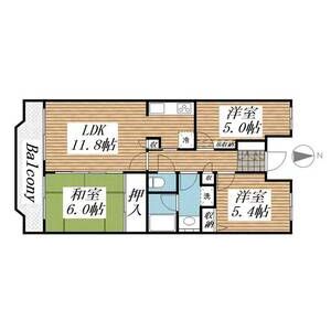 3LDK 間取り図