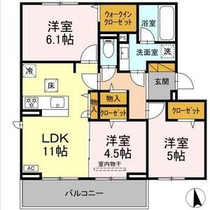 3LDK 間取り図