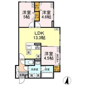 3LDK 間取り図