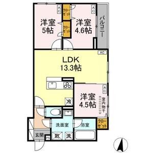 3LDK 間取り図