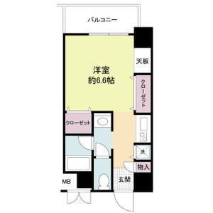 ワンルーム 間取り図