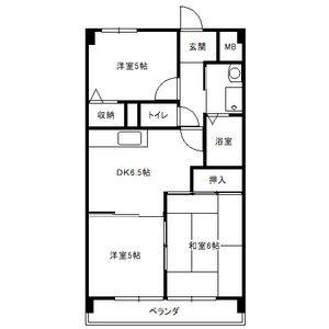 3DK 間取り図