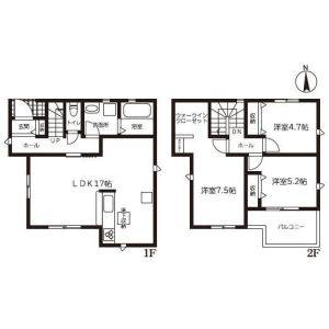 3LDK 間取り図