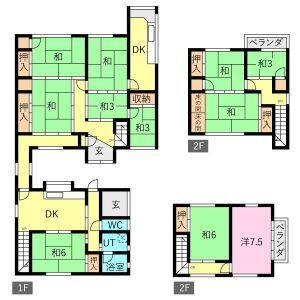6LDK 間取り図