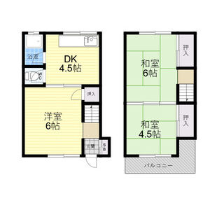 3DK 間取り図