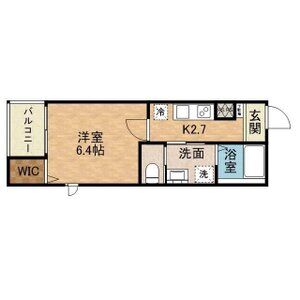 ワンルーム 間取り図