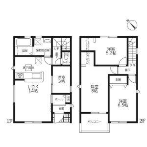 4LDK 間取り図