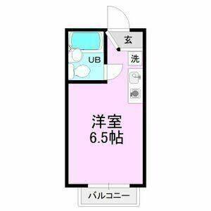 ワンルーム 間取り図