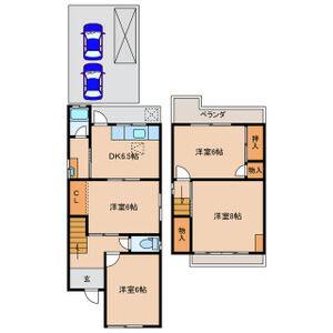 4DK 間取り図
