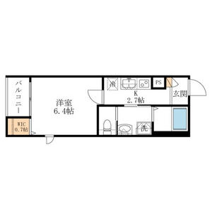 ワンルーム 間取り図