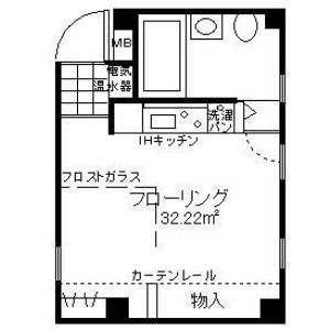 ワンルーム 間取り図