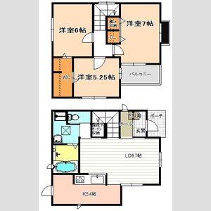 3LDK 間取り図