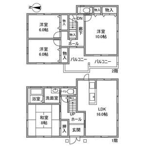 4LDK 間取り図