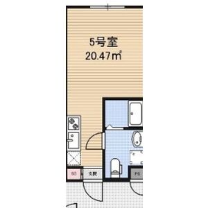 ワンルーム 間取り図