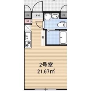 ワンルーム 間取り図