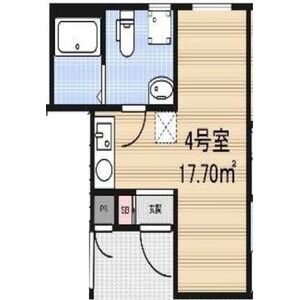 ワンルーム 間取り図